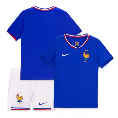 Frankrig Børn Hjemme EURO 2024 - Fodboldtrøjer (S/S) Frankrig Børn Hjemme EURO 2024 - Fodboldtrøjer (S/S)
